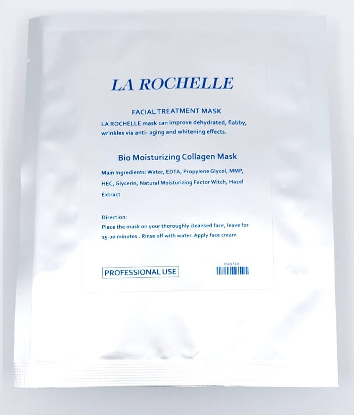 La Rochelle Bio Moisturizing Collagen Mask 6PCS LA ROCHELLE 歌麗姬寶 水源亮肌面膜 6片裝