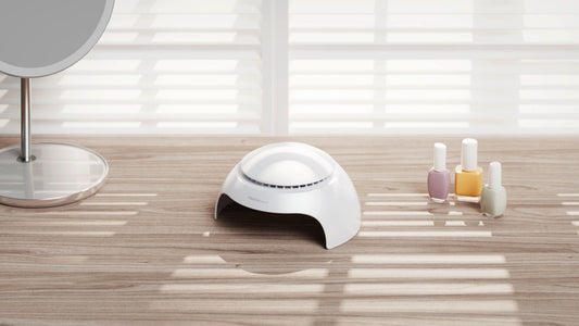 Electric Nail Polish Dryer | Dries regular nail polish quickly · Wide opening for hands and feet · LED light · One-touch operation | Electric Nail Polish Dryer