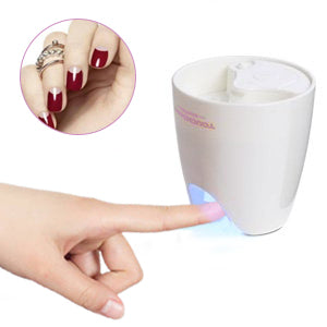 5 合 1 修甲套裝連 UV 燈|五款專業配件全程修甲 + 底座隱藏 UV 燈快速固化凝膠甲 · 砂紙/金鋼砂/鉻鋼玉針/錐形白剛玉/羊毛拋光一套齊全 · 真甲水晶甲均適用 | Electric Manicure & Pedicure Set