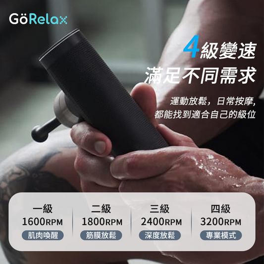 GöRelax VeloMAX Fascia Massage Gun