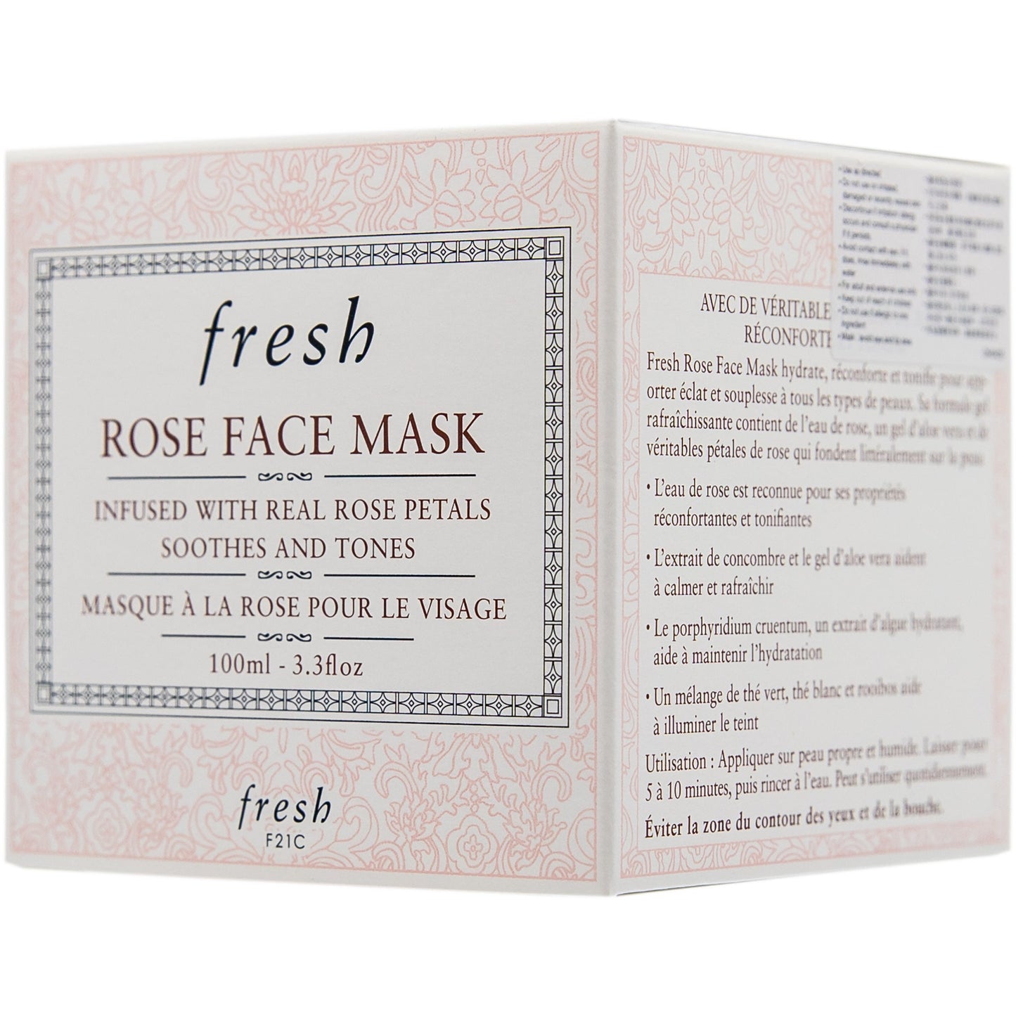 Fresh 玫瑰保濕面膜 (100ml) Rose Face Mask