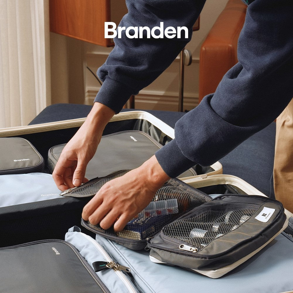 【摺疊梳洗包】韓國Branden │ 可擴展三層掛式旅行收納袋│ 旅行洗漱袋梳洗包 │ Travel Wash Bag【本團8月24日 韓國直送!】