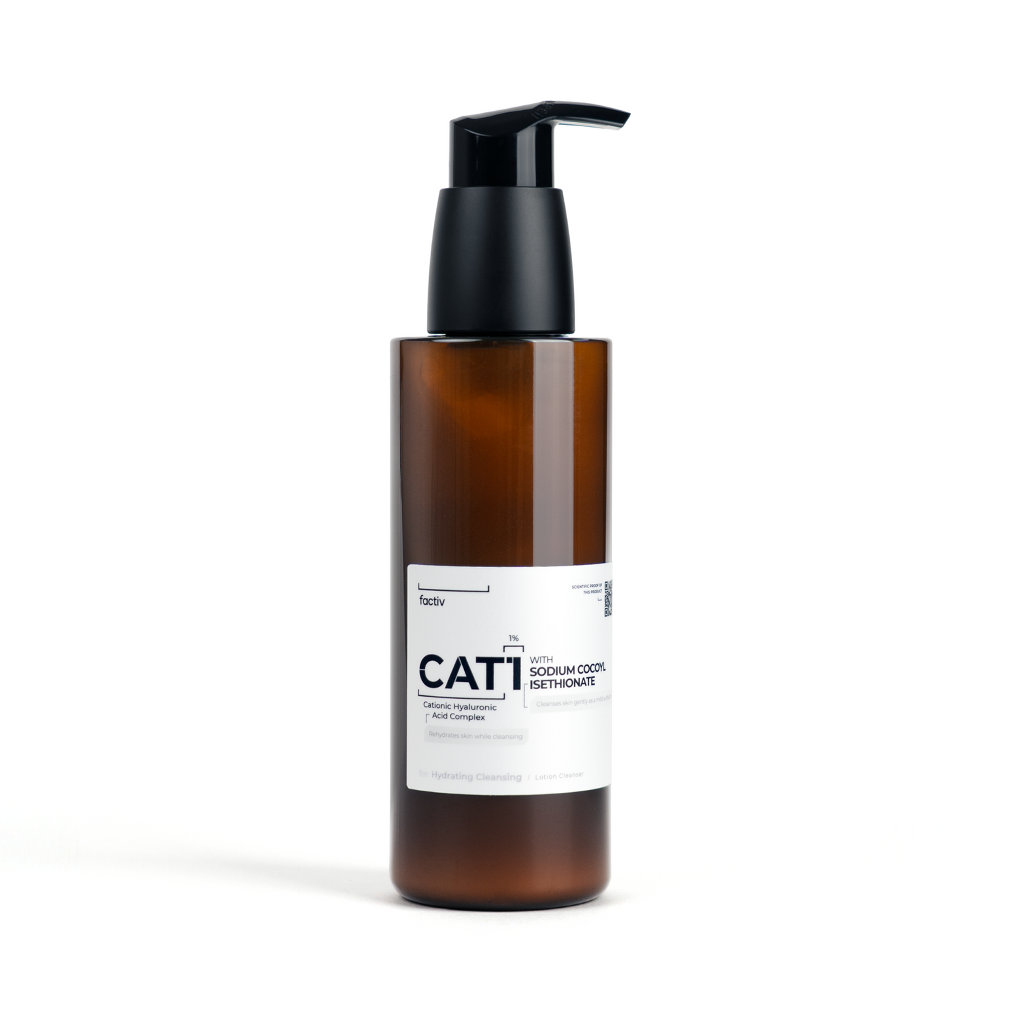 CAT1 Ionic Hydrating Cleansing Milk 180ml | Cationic Hyaluronic Acid Hydration After Washing · Gentle Cleansing & Makeup Removal Two-in-One · Suitable for Sensitive Skin | Made in Hong Kong