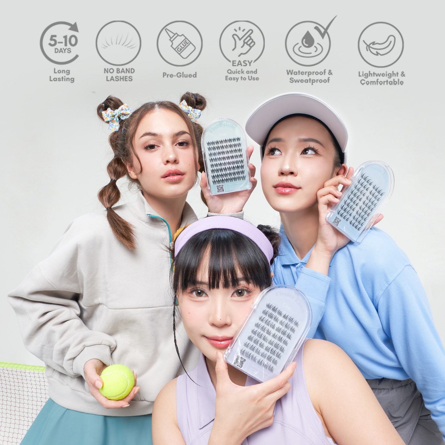 Char. 假眼睫毛 (無睫毛梗 Swan Kiss)