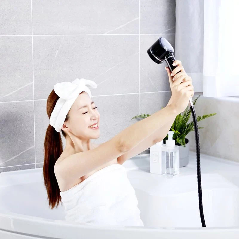 抑菌淨水磁化離子水蓮蓬頭 | 韓國IONSPA(曜石黑)