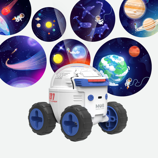 兒童探索太空車投影燈 | 法國 MOB Space Rover