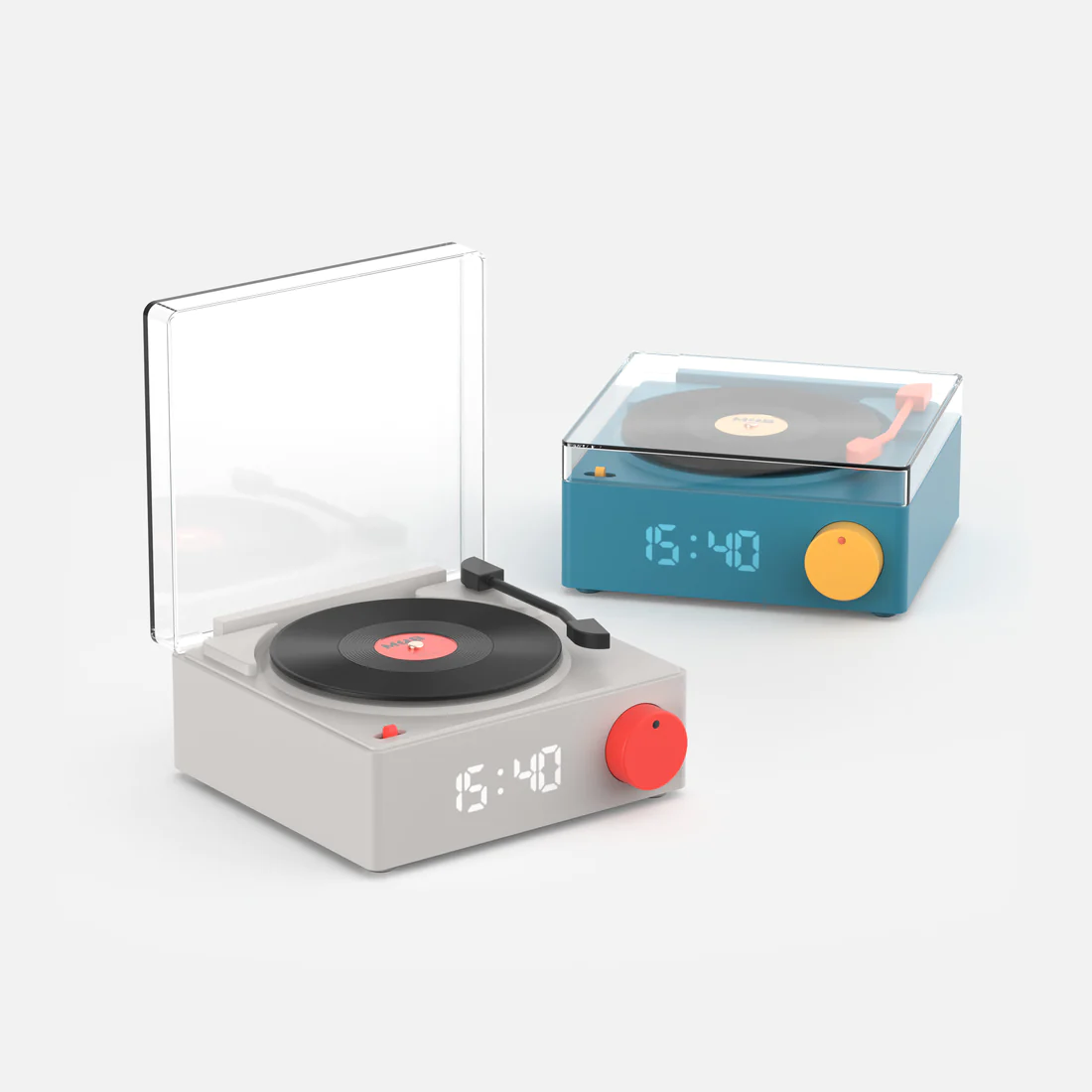 Record Player Shaped Speaker | France MOB Speaker & Clock VS-80