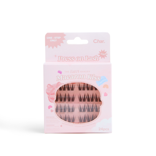 Char. Glue-free False Eyelashes (White Moonlight Macaron Kiss)