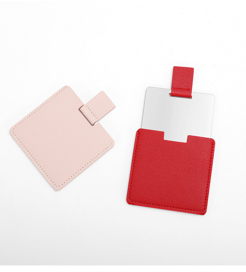 LOUISA 皮革隨身鏡 (款式隨機)