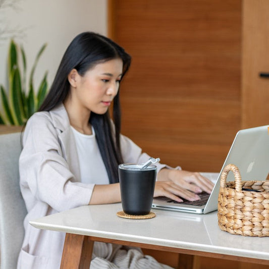 SWANZ 淨瓷隨行杯 Revo|防摔防漏・輕量陶瓷內膽・304 不鏽鋼外身・多色多尺寸|Travel Cup