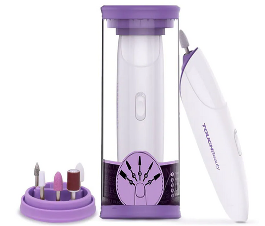 5-in-1 Electric Manicure Pedicure Set | 9000rpm Silent Motor · Five Interchangeable Grinding Heads · LED Fill Light · Ergonomic Design for Professional Manicure and Pedicure in One Device