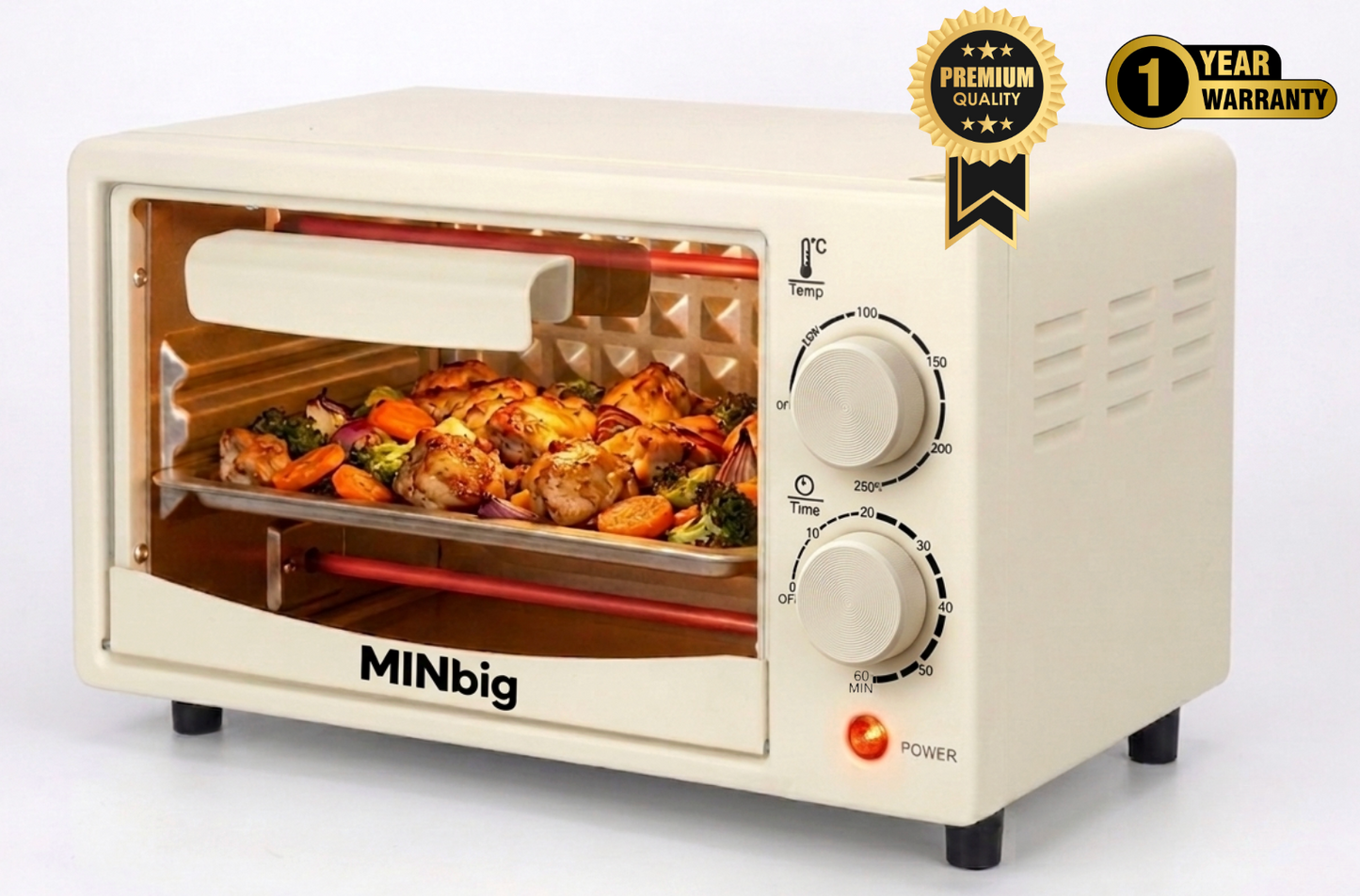 MINIBIG 多機能電気オーブン Multi-Functional Electric Oven MB-EO7L-W