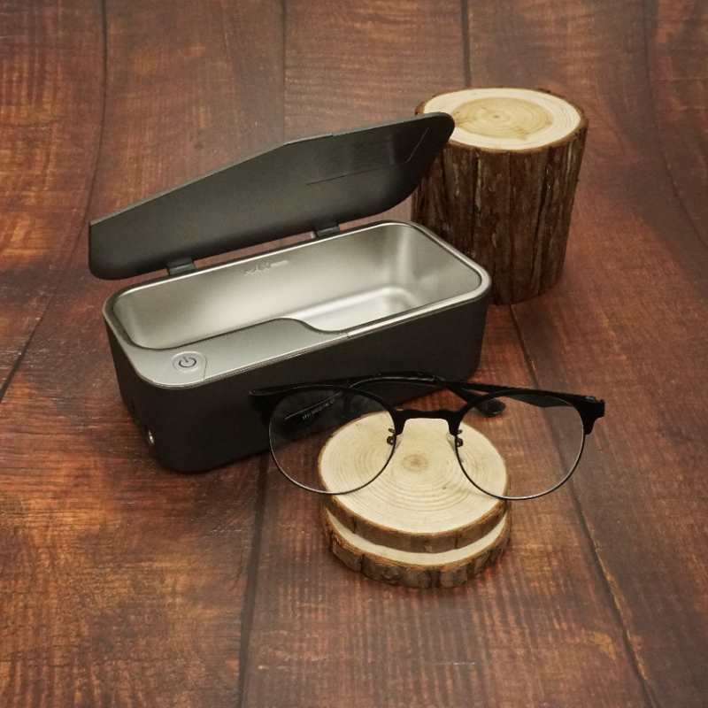 超聲波眼鏡清洗機 升級版 │ Smartclean Vision.7(銀黑色)