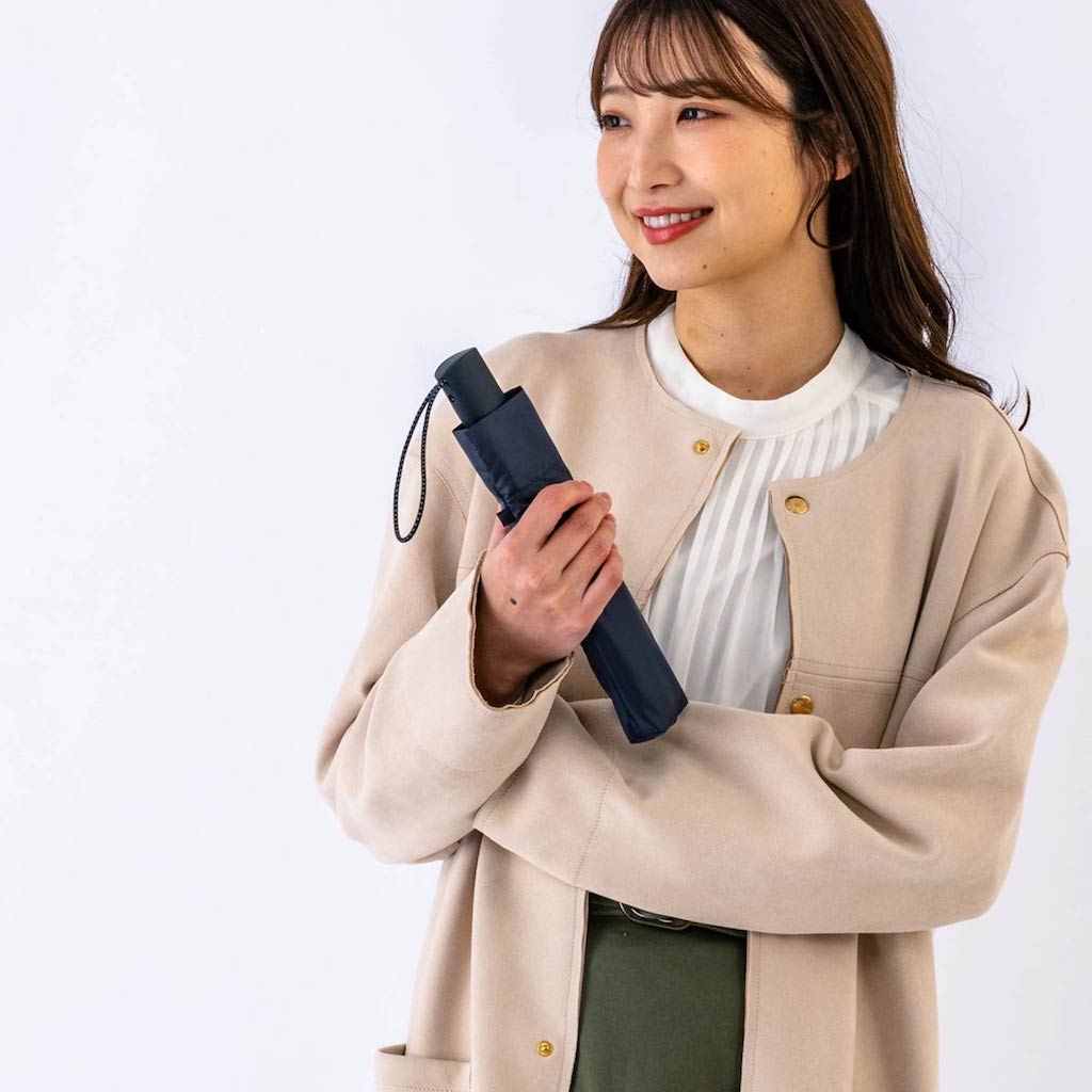 Ultra-thin and Lightweight Automatic Open/Close Umbrella | Japan AMVEL VERYKAL Flat