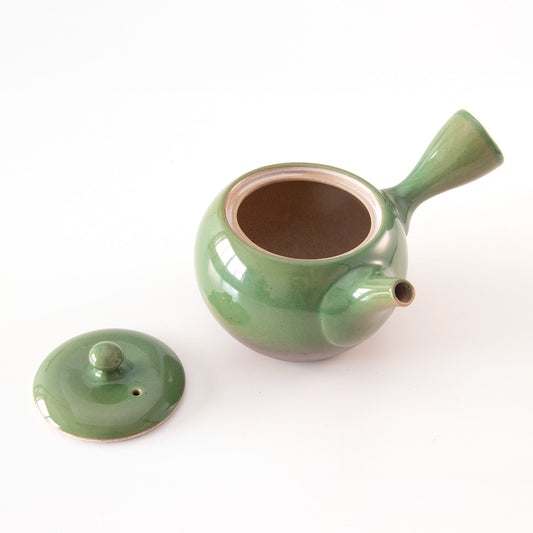 Asayu Tokoname Ware Side-Handle Kyusu | Thousand-Year-Old Kiln Craft from Aichi Prefecture, Japan | Five Glaze Colors and Capacities Available
