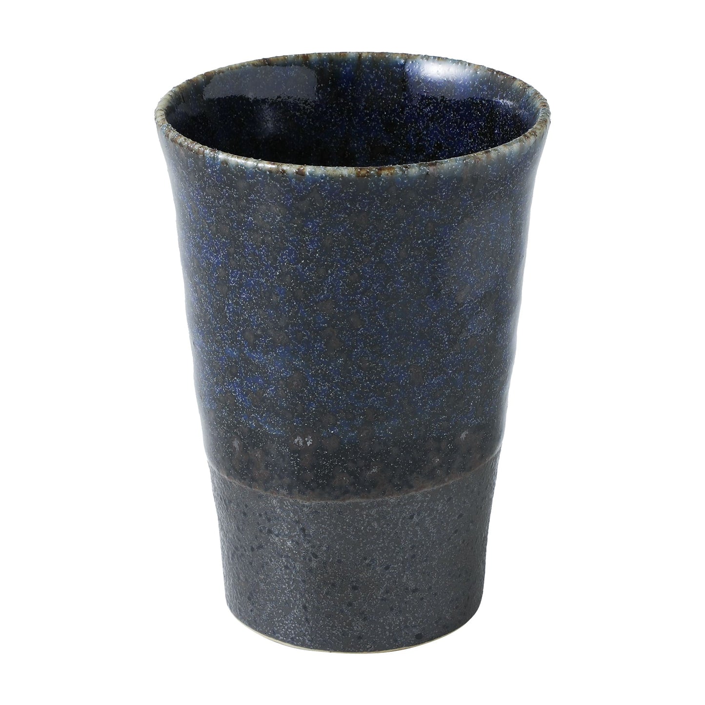 日本Asayu 【藍影夜語】日式手工陶瓷茶杯 310ml | 日式美學 | 職人手作