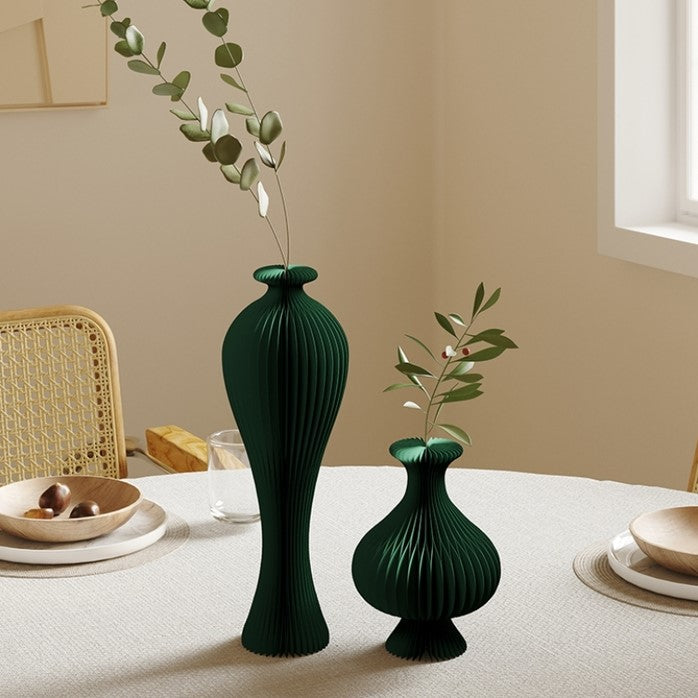 【即將推出】古典花器 │ 風琴牛皮紙折疊家具 | ihpaper