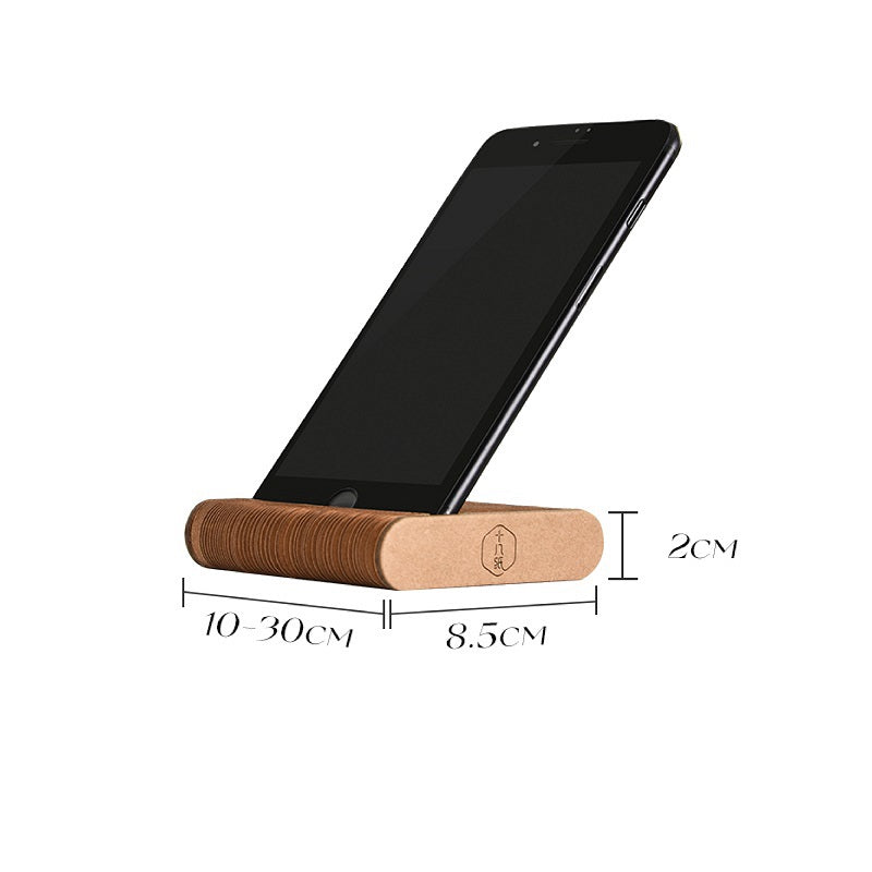 風琴手機架 │ 風琴牛皮紙折疊家具 | ihpaper