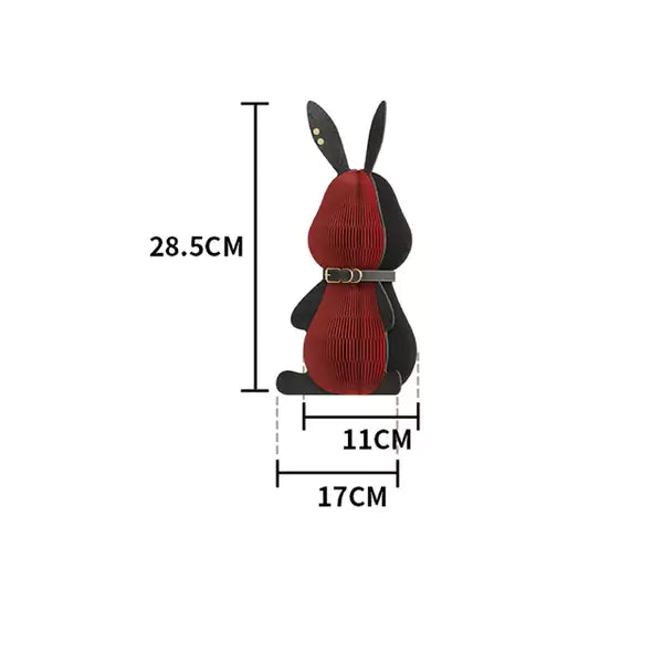 兔子擺件 │ 風琴牛皮紙折疊家具 | ihpaper