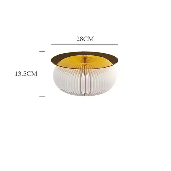 甜甜圈微展台 │ 風琴牛皮紙折疊家具 | ihpaper