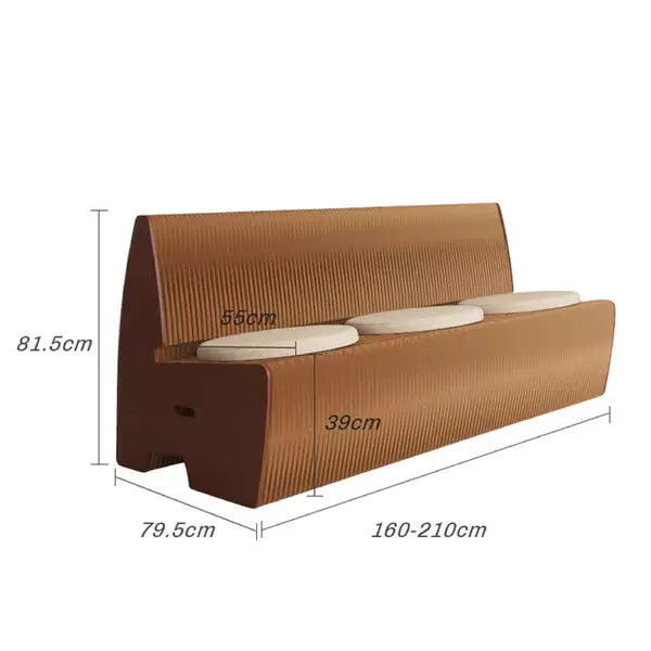 藝棧沙發 │ 風琴牛皮紙折疊家具 | ihpaper(一套三件)