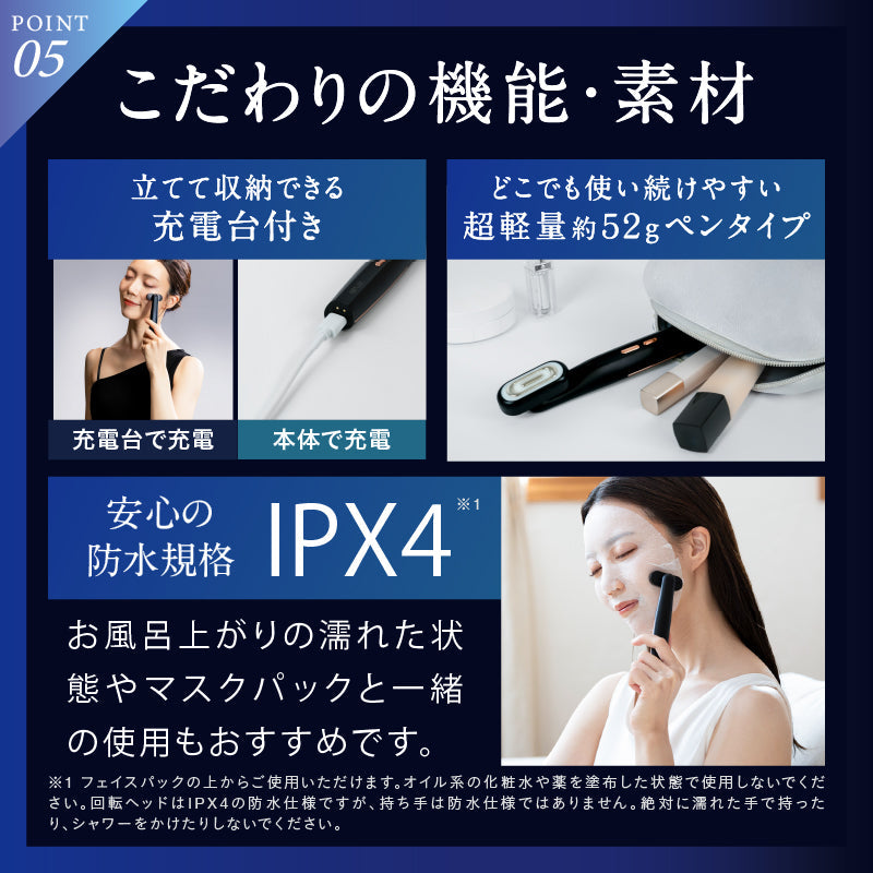NIPLUX REFINE EYE|360°旋轉頭眼部美顏儀|EMS×光LED×溫熱振動四重科技