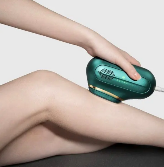 Sapphire IPL Hair Removal Device | IPL Pulsed Light · Skin Tone Sensor Safety System · 5 Energy Levels · Spot and Continuous Flash Modes for Full Body Hair Removal