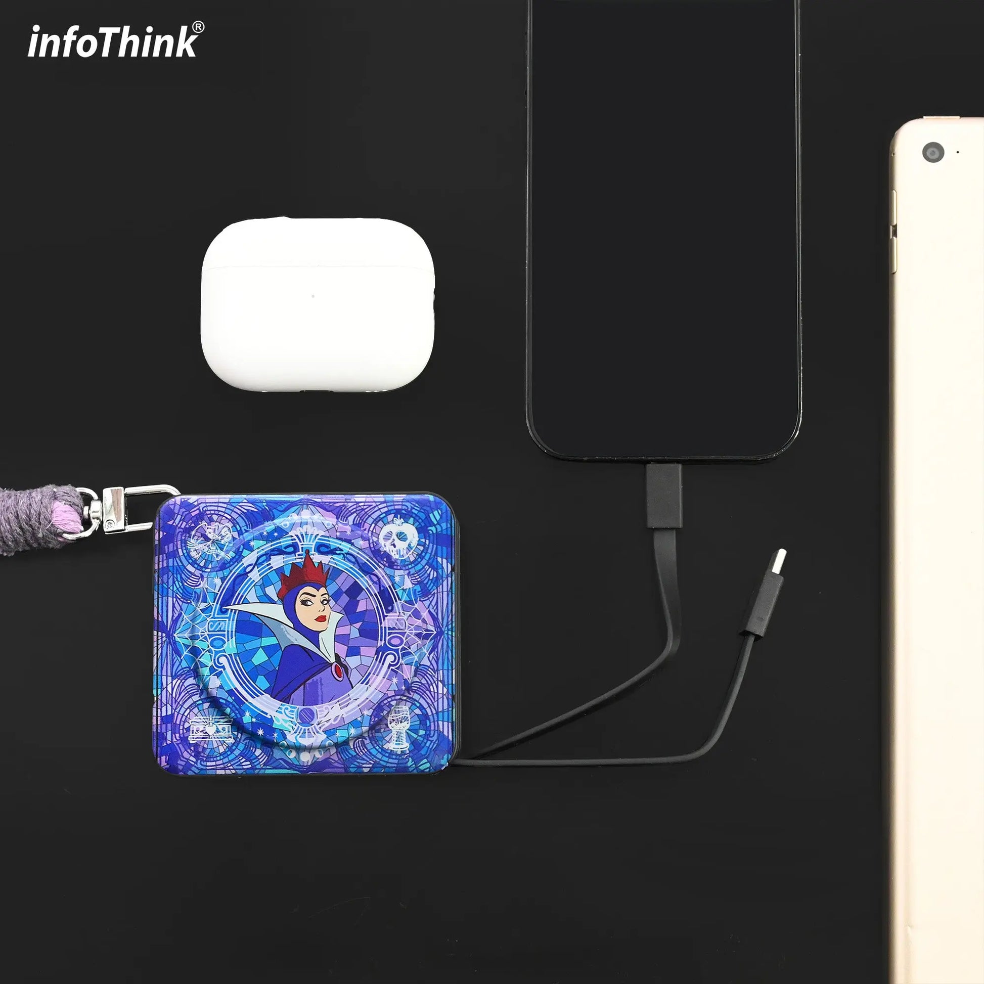迪士尼+Snoopy愛心款的溫暖充電擁抱 – InfoThink八合一MAX行動電源 - PriseMall