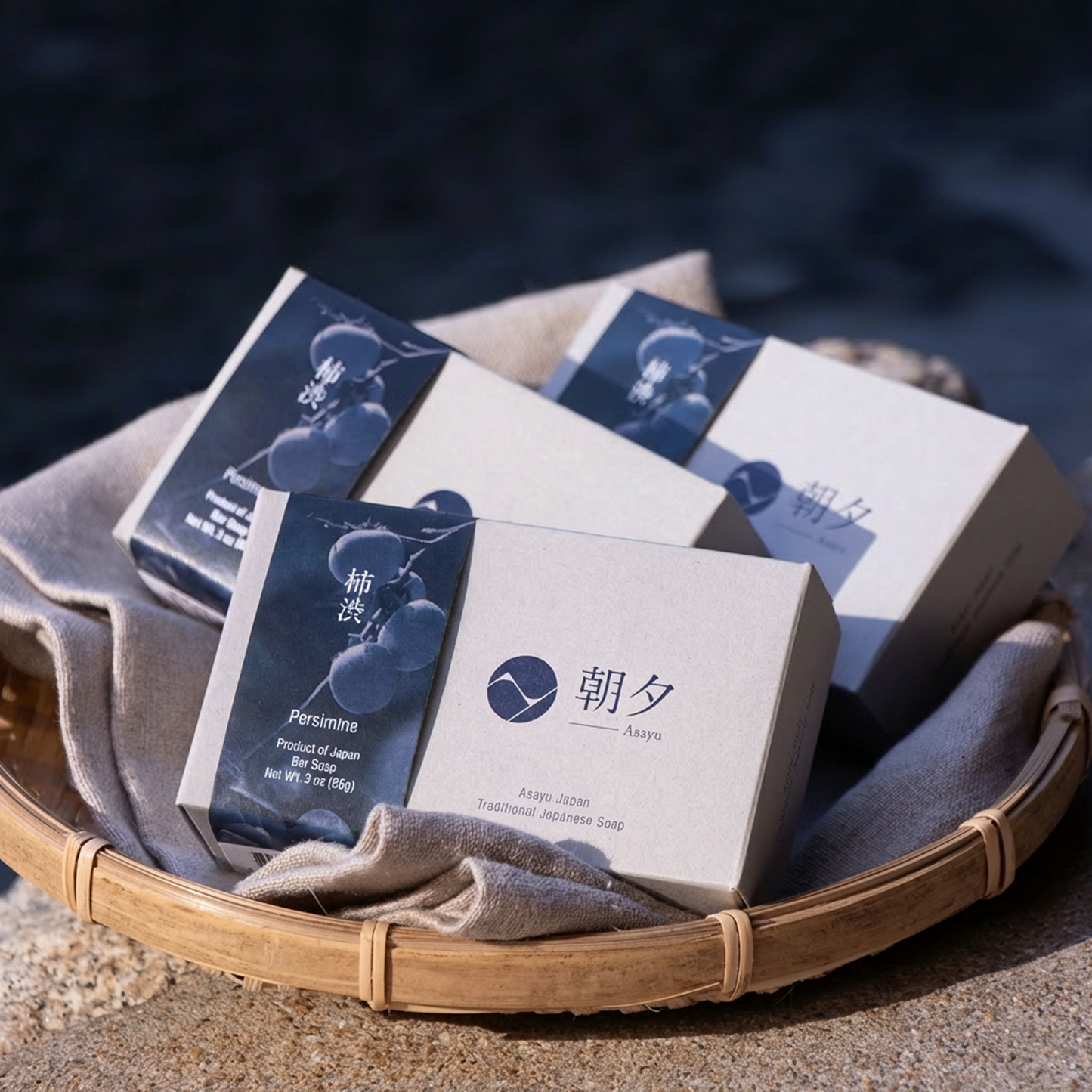 日本Asayu Persimmon Body Soap - 3 Pack | 天然成分 | 溫和親膚
