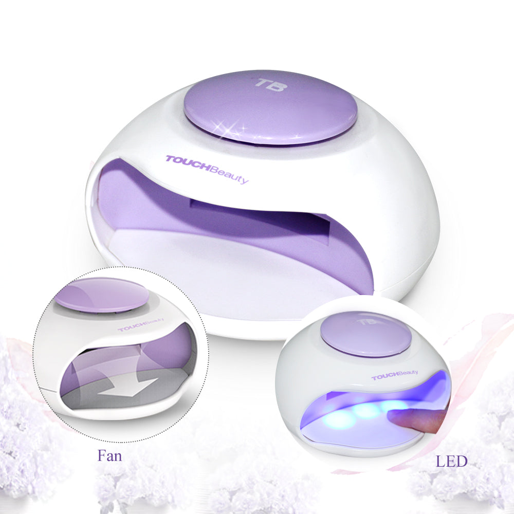 電動烘甲機｜LED 燈光 + 微風雙模式 · 一鍵切換 · 安全均勻風乾 · 手指腳趾均適用 | Electric Nail Polish Dryer