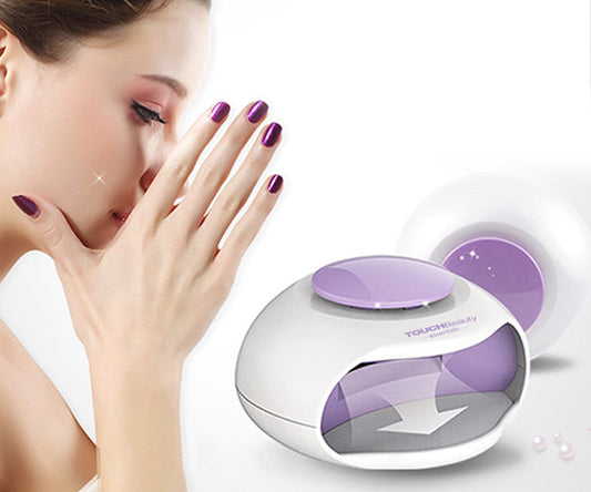Electric Nail Polish Dryer | LED Light + Breeze Dual Mode · One-Key Switch · Safe and Even Drying · Suitable for Both Fingernails and Toenails