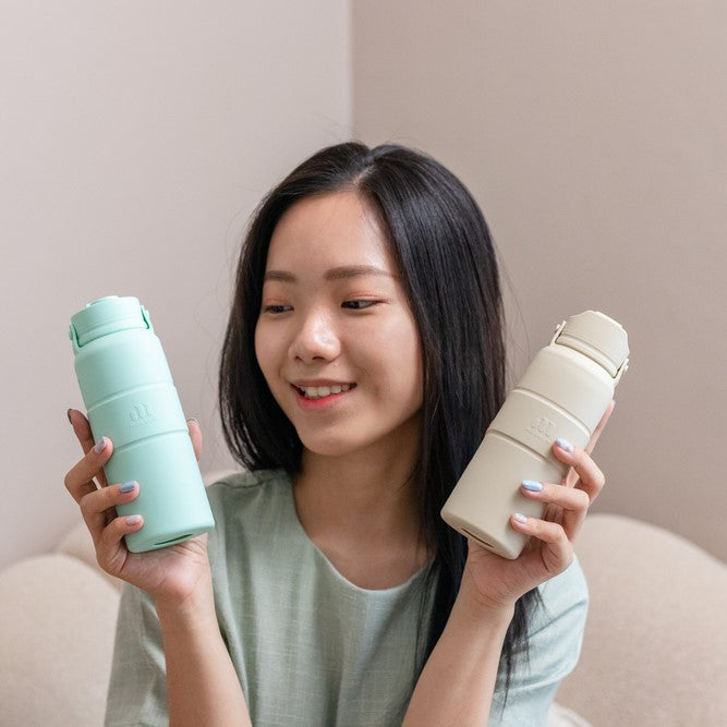 100% Leak-proof Silicone-coated Ceramic Bottle | SWANZ KALEIDO Bottle Singapore