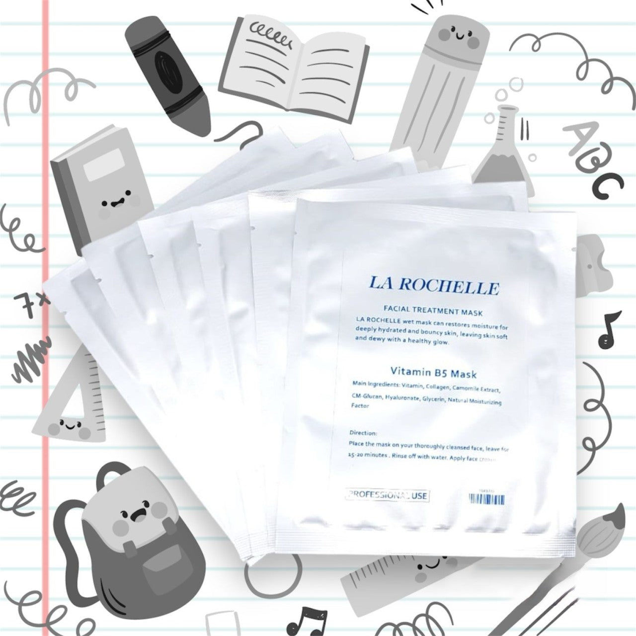 La Rochelle Vitamin B5 Mask 1pc La Rochelle Vitamin B5 Mask 1pc