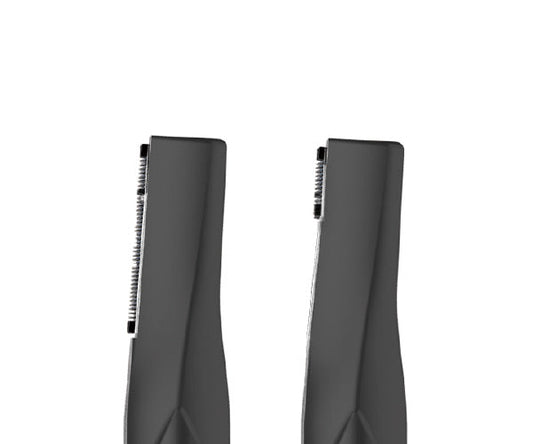 Electric Trimmer | Long and Short Dual Blades for Comprehensive Trimming · Hypoallergenic Stainless Steel Blades · Versatile for Eyebrows, Face, and Body Hair · Pen-shaped, Lightweight, and Portable | Electric Lady Trimmer