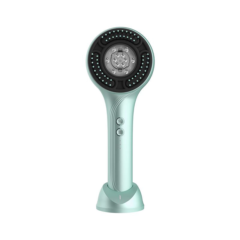 JUJY Scalp Massager & Liquid Applicator Pro | 3D Kneading, Low-Frequency EMS, 3-Color Light Therapy