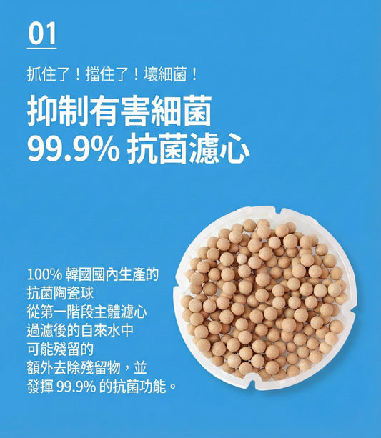 Atojet Korean Vitamin Aroma Filter Shower Head