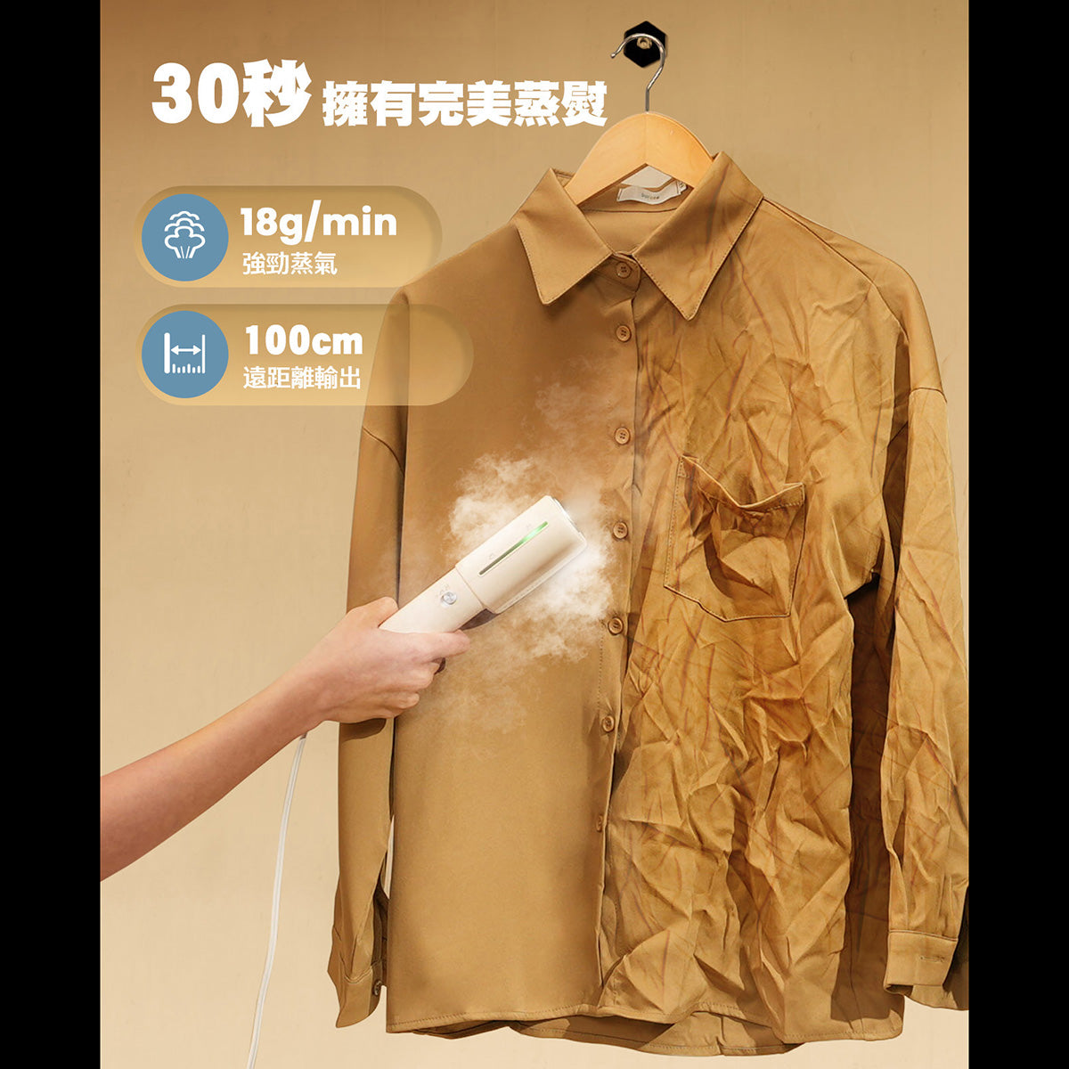 2-in-1 Portable Garment Steamer ELO – Jack & Rose USA