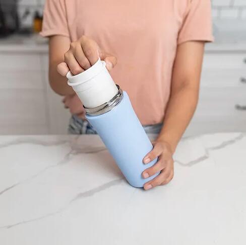 首款2合1瓷器保溫瓶 | 新加坡 SWANZ 芯動彈跳杯 Plus