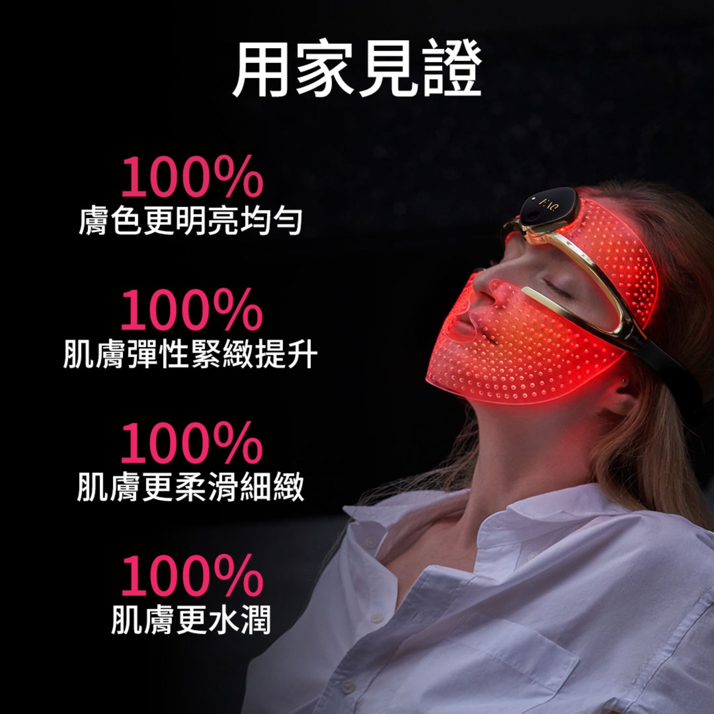 【8月限定送光鑰嫩膚精華液】FOREO FAQ™ 202 瑞士LED彩光面罩｜634顆LED燈珠