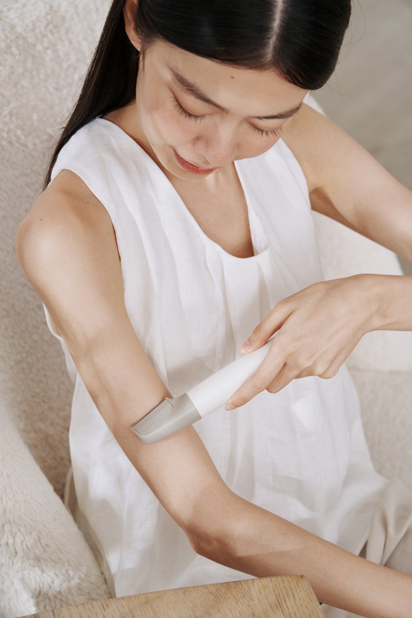 VIO 私密剃毛器｜雙刀頭乾濕兩用 · IPX7 全機防水 · 親膚安全不刮傷 · 36mm＋26mm