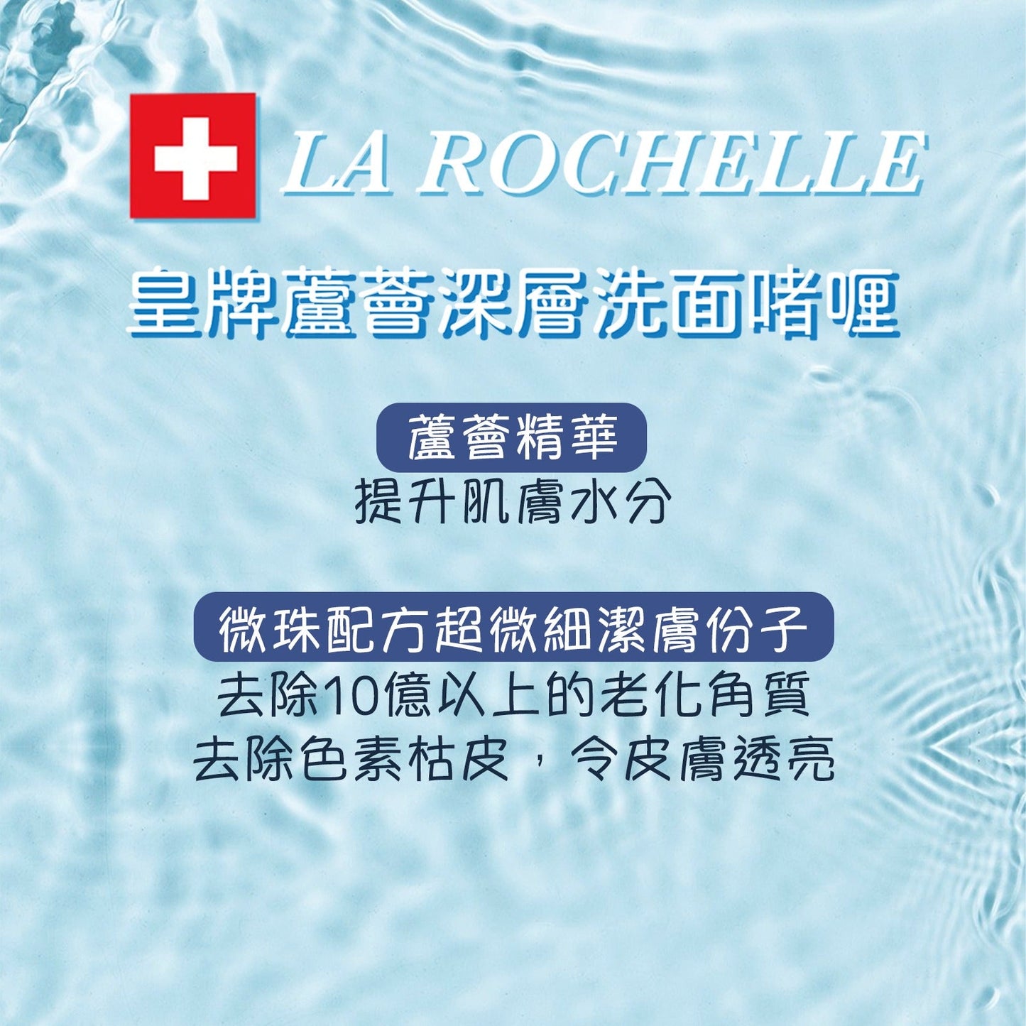 【經典組合】LA ROCHELLE  歌麗姬寶 皇牌蘆薈深層洗面啫喱 LA ROCHELLE ONE STEP EXPRESS CLEANSING GEL NEW FORMULA (ALOE VERA, BOTANICAL EXTRACT , COMPLEX B)  250ml