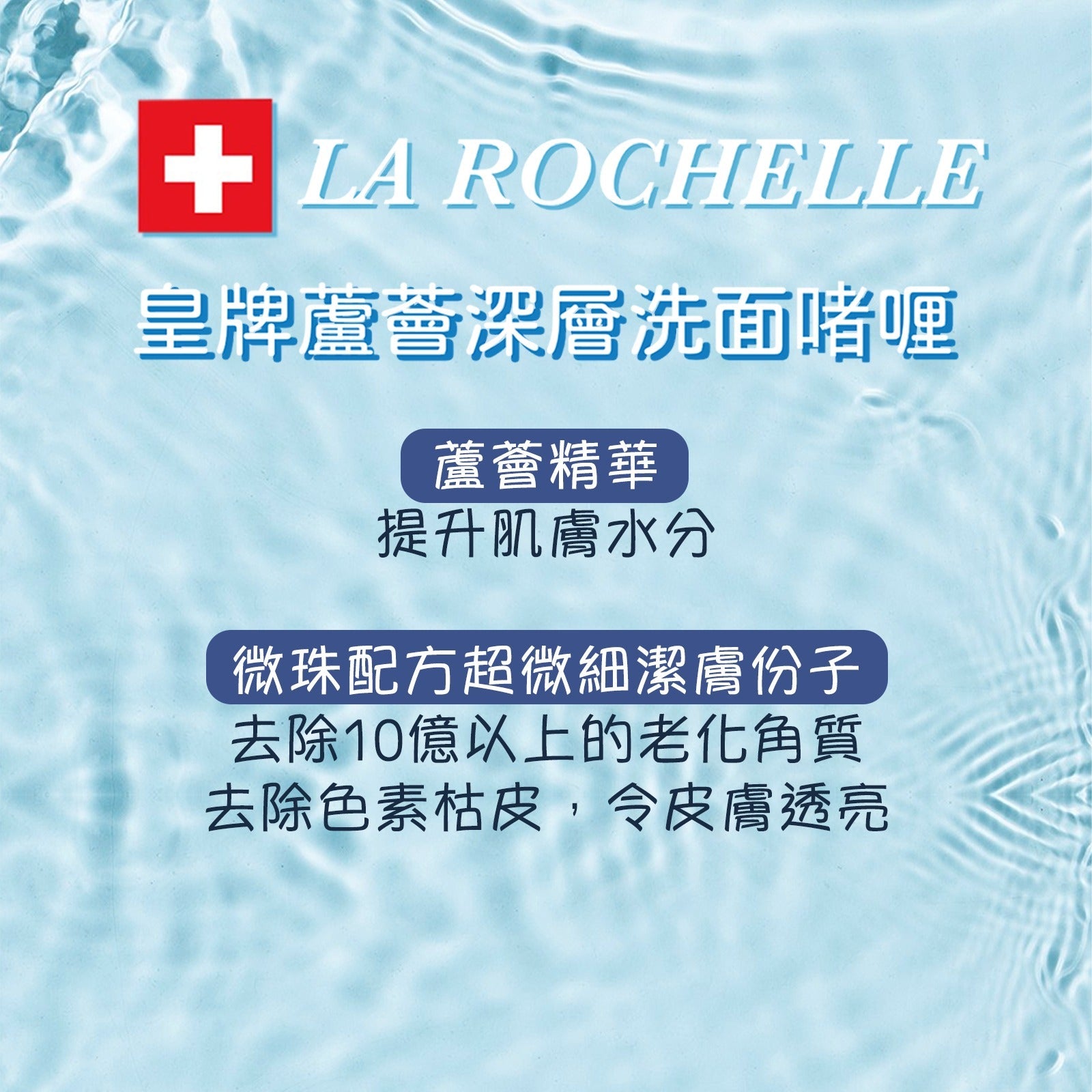 【經典組合】LA ROCHELLE  歌麗姬寶 皇牌蘆薈深層洗面啫喱 LA ROCHELLE ONE STEP EXPRESS CLEANSING GEL NEW FORMULA (ALOE VERA, BOTANICAL EXTRACT , COMPLEX B)  250ml
