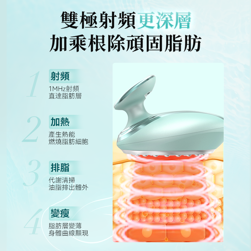 JUJY 小纖鵝超音波PLUS 身體美容儀 PRO｜RF射頻・微電流・LLLT光護理