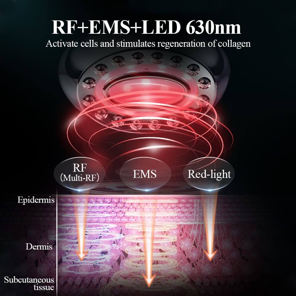 Body Toning & Shaping System | RNR Tech™ RF Radio Frequency + EMS + Red Light + NIR Near Infrared · 16 RF Electrodes · Visible Results in 28 Days · Applicable to Four Body Parts