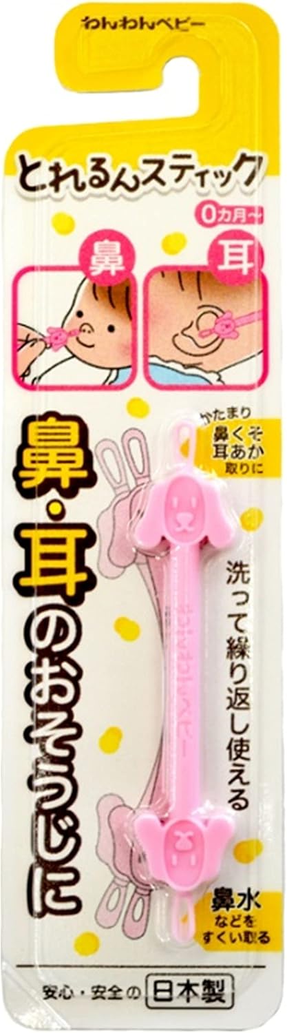 Nihonpuff 日本製嬰幼兒耳鼻清潔棒｜雙頭設計・可清洗重用