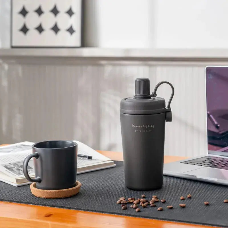 台灣Ricocafe 咖啡陶瓷保溫杯暖壺 600ml 陶瓷塗層 迷你保溫保冰杯 PriseMall