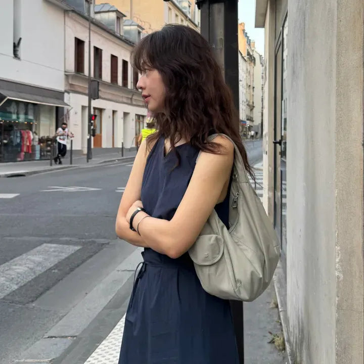 【New!月牙包】韓國Branden Safe Days｜Girly款防割防盜 RFID防盜刷｜可納11吋iPad｜腋下斜孭兩用半月包 Shoulder Bag（4色）【9月尾送出】