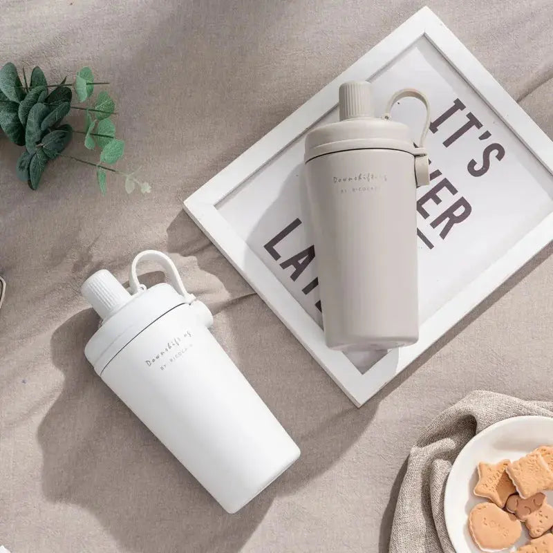 台灣Ricocafe 咖啡陶瓷保溫杯暖壺 600ml 陶瓷塗層 迷你保溫保冰杯 PriseMall