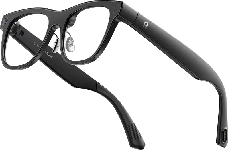 Rokid Glasses AI 智能眼鏡﻿｜首副結合 AI/AR 技術，支援廣東話的智能眼鏡﻿｜49g超輕量｜1200萬像素高清攝影｜1,500nits雙目衍射光波顯示 PriseMall