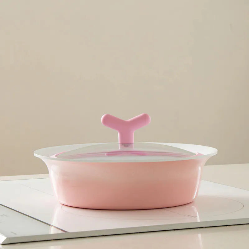 Vachen Plasma EOS 陶瓷不黏鍋連鍋蓋｜18／20／24cm・煮食餐盤二合一